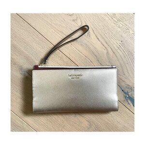 Kate Spade Gold Wristlet
